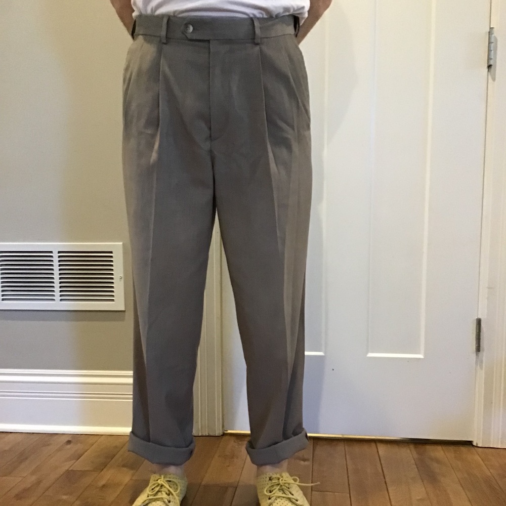 Men’s Loose Pleated Pants | 30X30